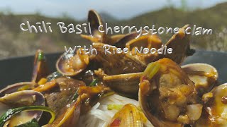 Chili Basil Paste Cherrystone clam  finger licking good [upl. by Polky]