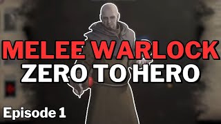 LEVEL 1 SOLO MELEE WARLOCK ZERO TO HERO Episode 1  Dark and Darker [upl. by Chavaree]