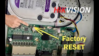 Hikvision NVR Password Reset  How to Reset Hikvision NVRDVR Password to default setting 2024 [upl. by Rose332]