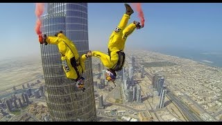 Burj Khalifa Pinnacle BASE Jump  4K [upl. by Cherise]