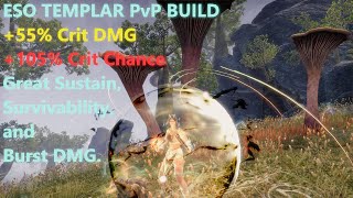 ESO Templar PvP Build l Small Group l 1vX3vX Setups Great Sustain Survivability DMG l [upl. by Andromada]