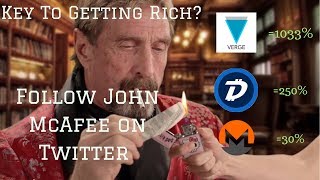 John McAfee Is About to Make Us Crypto Millionaires SERIOUSLY [upl. by Nehgem]