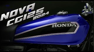 CG 125 2024  HONDA MOTOS  LANCAMENTO [upl. by Ninehc]