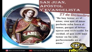 Eucaristía de la 3ra Misa de Octava de NAVIDAD San Juan  Apostol y Evangelista  27122023 [upl. by Etnuahc]