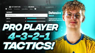 PRO PLAYER OLLELITO META 4321 FORMATION amp CUSTOM TACTICS  EAFC 24 ULTIMATE TEAM [upl. by Ann563]