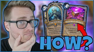 HOLY HIGH ROLLS BIG SPELL and MINION Mage is INSANELY FUN  Ashes of Outland  Wild Hearthstone [upl. by Spillar]