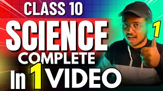 Complete SCIENCE in 1 Video 🔥Class 10th Science Board Exam 202324 Pw Shobhit nirwan Exphub 10th [upl. by Camey568]