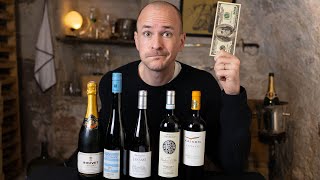 FIVE wines 100 DOLLARS  On the HUNT for Value Wines [upl. by Laniger802]