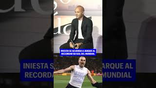 ANDRÉS INIESTA SE ACUERDA DE DANI JARQUE EN SU DESPEDIDA [upl. by Ahseken]