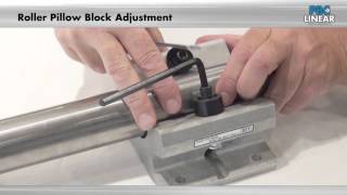 How to Adjust a Roller Pillow Block [upl. by Leddy]