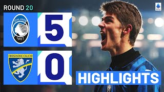 ATALANTAFROSINONE 50  HIGHLIGHTS  La Dea dominate goalfest in Bergamo  Serie A 202324 [upl. by Tannenbaum]