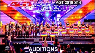 Ndlovu Youth Choir from Africa “My African Dream” UPLIFTING  Americas Got Talent 2019 Audition [upl. by Stubstad109]