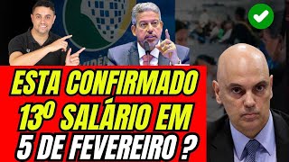 💬 ESTA CONFIRMADO 13 SALÁRIO dos APOSENTADOS com AUMENTO de SALÁRIO em 5 de FEVEREIRO 2024 [upl. by Ekaj181]