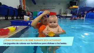 Escuela de Natación ¿Cómo hacer que tu bebé aguante la respiración al nadar [upl. by Otanod]