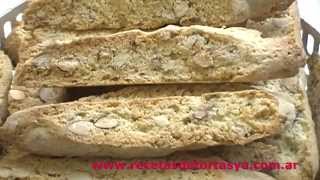 Biscotti  Cantuccini  Recetas de Tortas YA [upl. by Bainbrudge933]