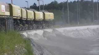 Schotter Zug von Koralm Eisenbahntunnel in der Steiermark Teil 33 [upl. by Aztinay]