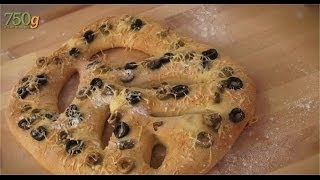 Recette de Fougasse aux olives  750g [upl. by Cherish429]