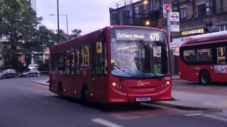 FRV  London Bus Route 470  Colliers Wood ➡ Sutton Station  SE242  YY15 CNX  Go Ahead London [upl. by Ahidam]