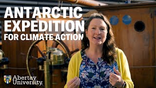 Abertay Lecturer Boards AllFemale Antarctic Expedition for Climate Action [upl. by Simone]