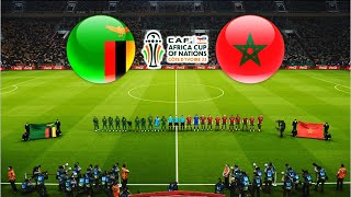 ZAMBIA vs MOROCCO  TOTALENERGIES CAF AFRICA CUP OF NATIONS 2023 [upl. by Chrotoem]