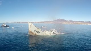 GoPro Awards Sinking a Mexican Navy Warship [upl. by Atalayah]