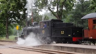 Hultsfred–Västervik smalspårsjärnvägen museum railroad Sweden 2015 [upl. by Oderfodog298]