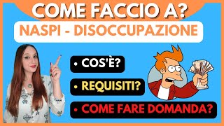 NASPI  Come fare domanda di disoccupazione [upl. by Eidoj]