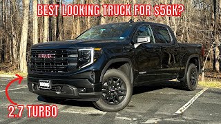 2024 GMC Sierra 1500 Elevation Review  The Perfect Small Engine Diesel Truck [upl. by Marler385]