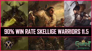 Gwent  90 Win Rate Skellige Warriors 115  Took Me To ProRank [upl. by Noirod]