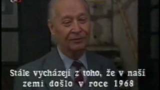 Alexandr Dubček  únor 1989 před sametovou revolucí [upl. by Aiahc]