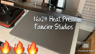 16x24 Heat Press from Fancier Studios [upl. by Aicatsue]