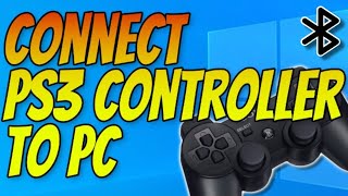 How to Connect a PS3 Controller to PC Windows 11 WiredWirelessly  2021 [upl. by Lebama]