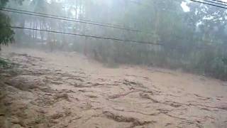 Bagyo Sendong at Ocoy River  National highway Bridge area 121711 [upl. by Fidelio]