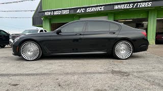 BMW 750li On 22quot Corleone Forged funny subscribe music [upl. by Esya426]