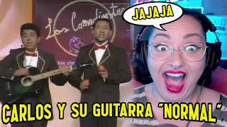 CARLOS EDUARDO RICO Y SU GUITARRA 🤣 quotNORMALquot 🤣Vocal coach REACTION amp ANALYSIS [upl. by Anuait]