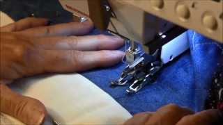 Quilting  Machine Quilting a Design  Straight Line Quilting [upl. by Uba]