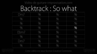 So What 180bpm  Backing track [upl. by Wilbert910]