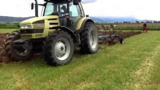 Hurlimann SX1500 ploughing [upl. by Mcgannon]