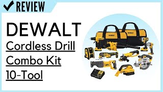 DEWALT 20V Max Cordless Drill Combo Kit 10Tool DCK1020D2 Review [upl. by Enrol]