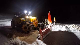 Bester Schneepflug auf DIECI Teleskopstapler [upl. by Arluene]