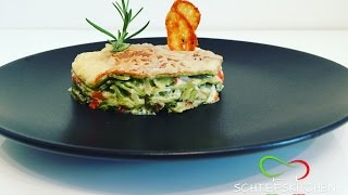 Schtiefskitchen s Gemüselasagne  vegetarisch  Rezept amp Videoanleitung  Video 003 [upl. by Mortimer661]