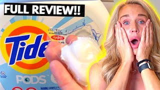 Watch Before You Buy Tide PODS Free amp Gentle Liquid Laundry Detergent Pacs 81 count [upl. by Olihs]