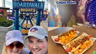 Cedar Points Boardwalk Nights 2024  Cavalcade Stunt Performers Food amp Drinks [upl. by Auqeenahs]