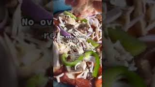 No Oven Pizza recipe pt1 food cooking cookingshow cookingvideos [upl. by Doraj]