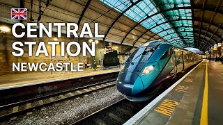 🇬🇧 Newcastle Central Station walk  November 2023 4K 60fps [upl. by Malcom]