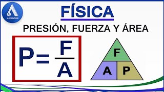 FÍSICA PRESIÓN FUERZA Y ÁREA DEFINICIÓN [upl. by Hadeis]