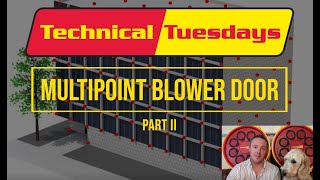 Technical Tuesdays  Ep 5 Multipoint Blower Door Testing Part II [upl. by Ona]