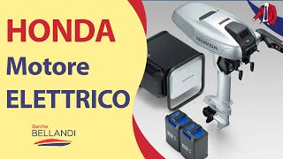 Il nuovo MOTORE elettrico di HONDA  Anteprima al Salone Nautico di Genova  Barche Bellandi [upl. by Eemyaj]