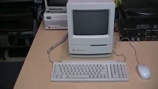 Apple Macintosh Classic review amp demo [upl. by Oirotciv]