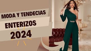 ENTERIZOS ELEGANTES PARA FIESTA 💚enterizos tendencias outfitscasuales moda2024 atuendos moda [upl. by Maurice636]